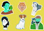 create custom stickers of your dog or cat from a photo
